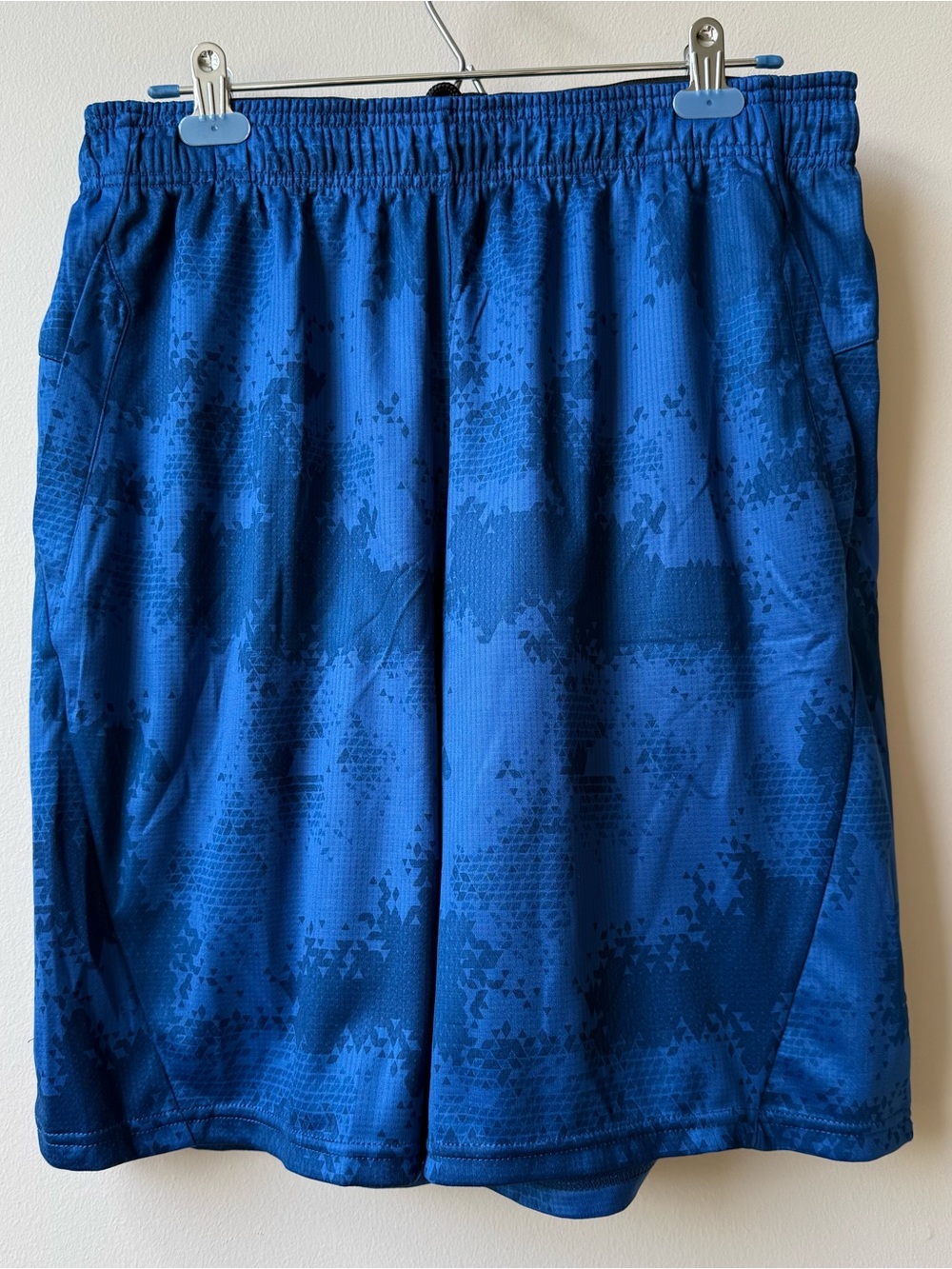 Champion Shorts Men’s XL Blue Geometric Gym Athletic Running Outdoors Casual